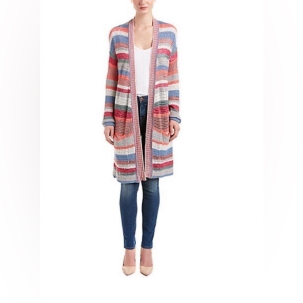 Zadig & Voltaire Celia Ho Midi Open Front Long Sleeve Cardigan